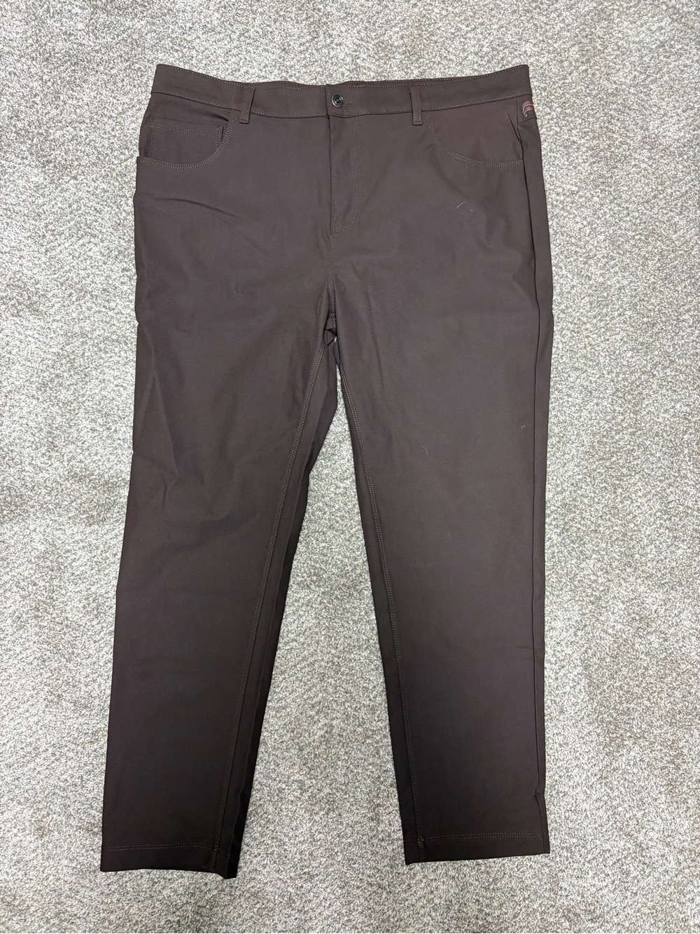 Fabletics Men's Slim Chinos - Dark Brown